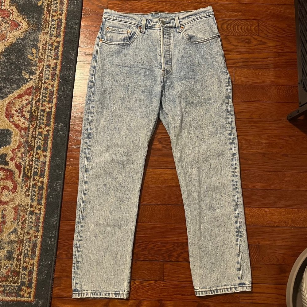 Women's Levi's 501 Original Cropped Jeans | W28 L26 | Stone Throw - Medi…